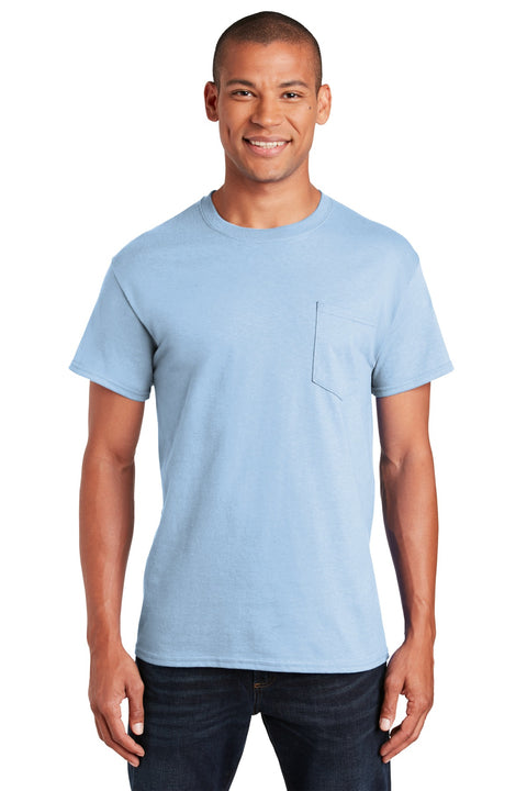 Gildan ® - Ultra Cotton ® 100% US Cotton T-Shirt with Pocket. 2300