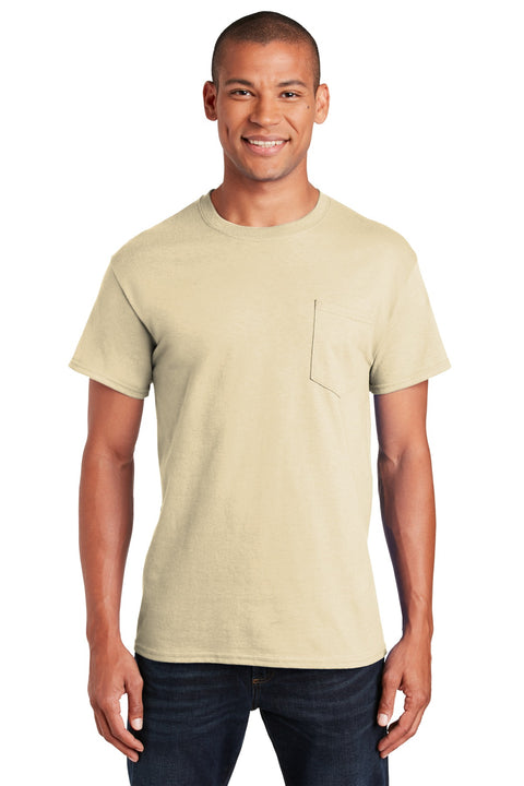 Gildan ® - Ultra Cotton ® 100% US Cotton T-Shirt with Pocket. 2300