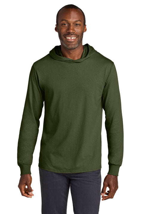 Jerzees Classics ™ Unisex Cotton Long Sleeve Hooded T-Shirt 363LH