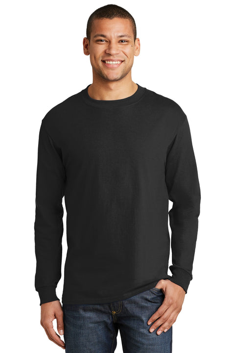 Hanes ® Beefy-T ® - 100% Cotton Long Sleeve T-Shirt. 5186