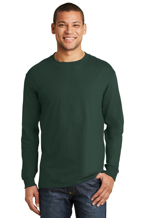 Hanes ® Beefy-T ® - 100% Cotton Long Sleeve T-Shirt. 5186