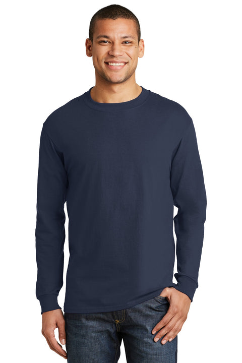 Hanes ® Beefy-T ® - 100% Cotton Long Sleeve T-Shirt. 5186