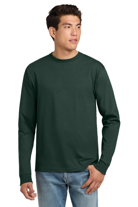 Hanes ® - Authentic 100% Cotton Long Sleeve T-Shirt. 5586
