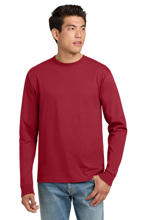 Hanes ® - Authentic 100% Cotton Long Sleeve T-Shirt. 5586