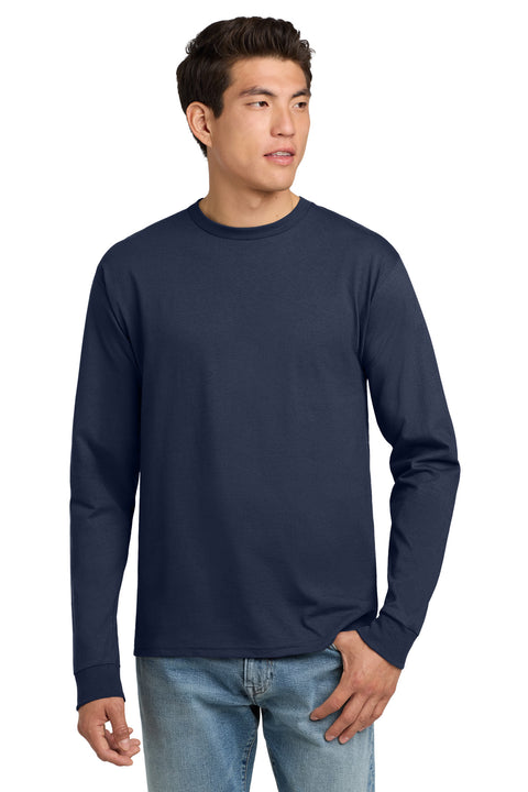 Hanes ® - Authentic 100% Cotton Long Sleeve T-Shirt. 5586