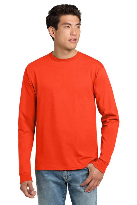 Hanes ® - Authentic 100% Cotton Long Sleeve T-Shirt. 5586