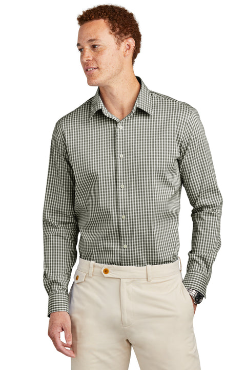 Brooks Brothers ® Tech Stretch Patterned Shirt BB18006