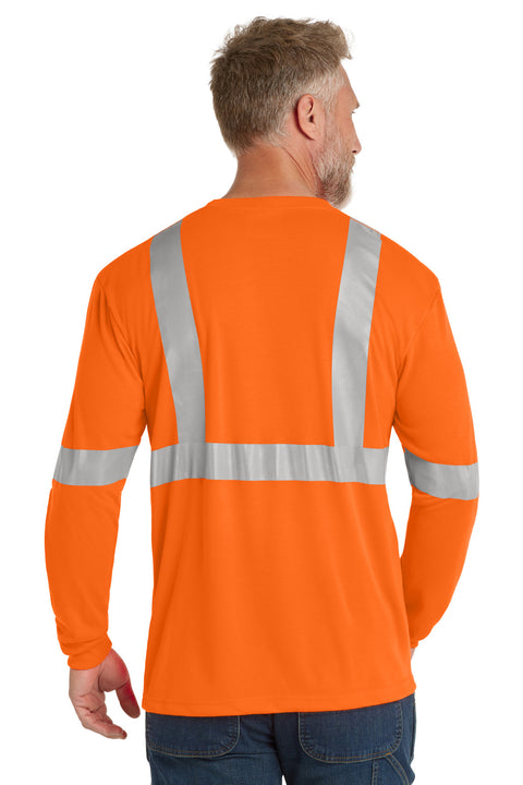CornerStone® ANSI 107 Class 2 Long Sleeve Safety T-Shirt. CS401LS