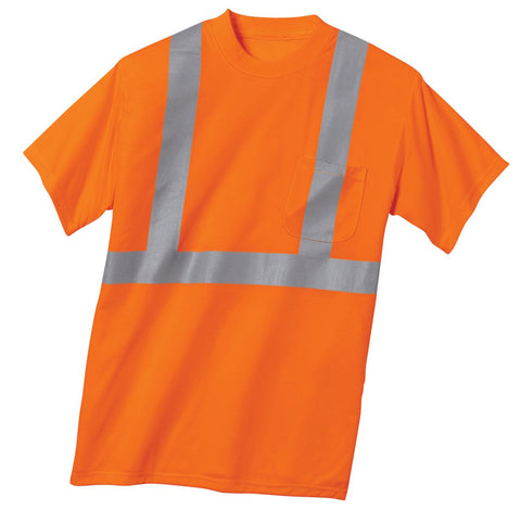 CornerStone® - ANSI 107 Class 2 Safety T-Shirt. CS401