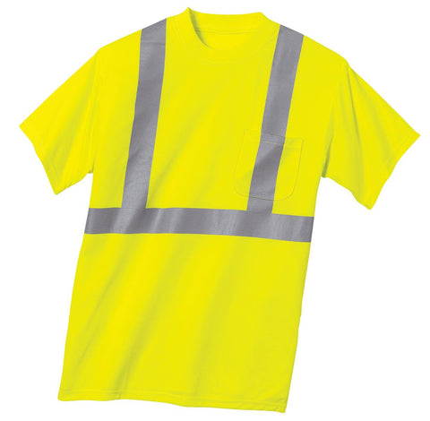 CornerStone® - ANSI 107 Class 2 Safety T-Shirt. CS401