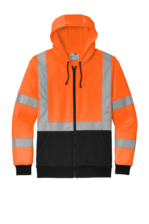 CornerStone® A107 Class 3 Heavy-Duty Fleece Full-Zip Hoodie CSF300