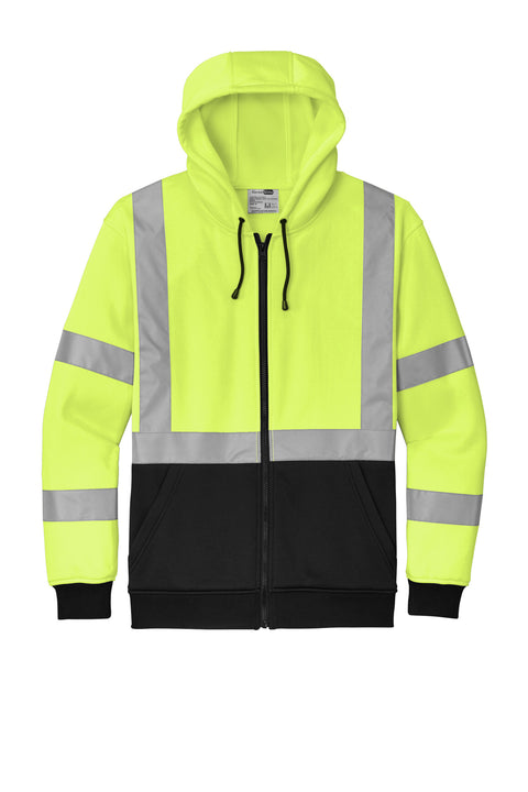 CornerStone® A107 Class 3 Heavy-Duty Fleece Full-Zip Hoodie CSF300