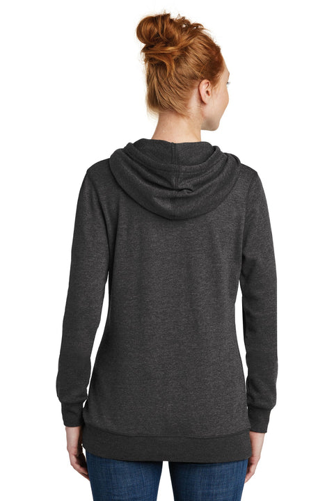 District ® Women's Lightweight Fleece Hoodie. DM493