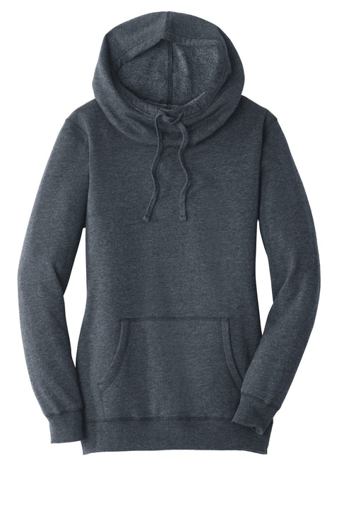 District ® Women's Lightweight Fleece Hoodie. DM493