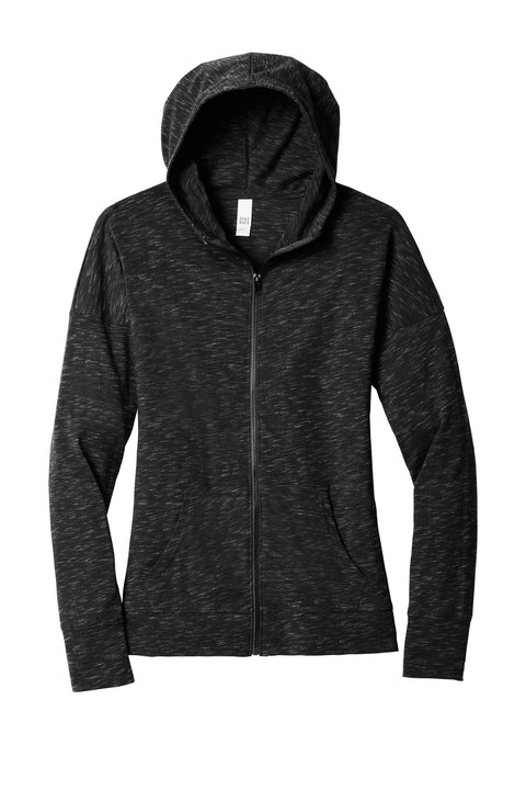 District ® Women's Medal Full-Zip Hoodie. DT665