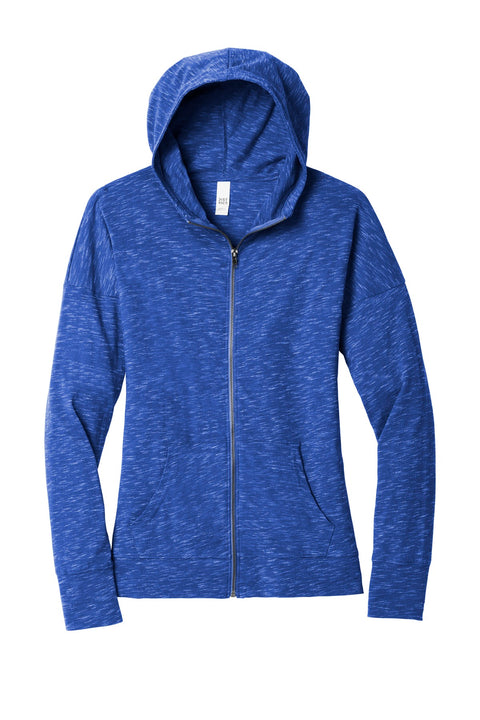 District ® Women's Medal Full-Zip Hoodie. DT665