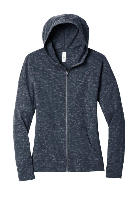District ® Women's Medal Full-Zip Hoodie. DT665