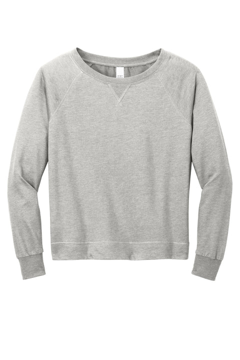 District® Women's Featherweight French Terry™ Long Sleeve Crewneck DT672