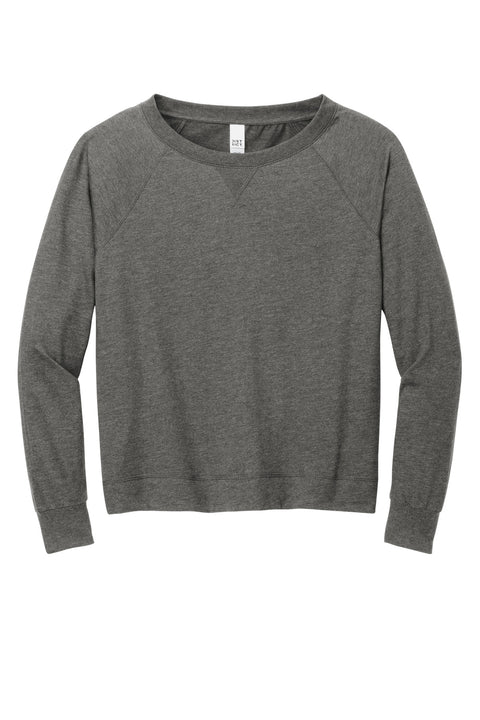 District® Women's Featherweight French Terry™ Long Sleeve Crewneck DT672