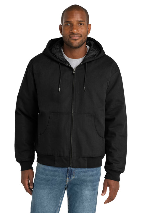 CornerStone® - Duck Cloth Hooded Work Jacket. J763H