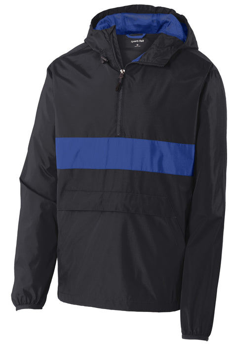 Sport-Tek® Zipped Pocket Anorak. JST65