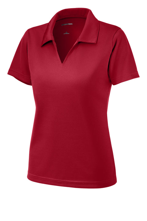 Sport-Tek® Women's Dri-Mesh® V-Neck Polo. L469