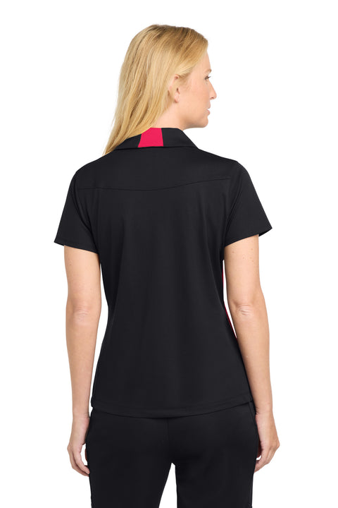 Sport-Tek® Women's Side Blocked Micropique Sport-Wick® Polo. LST655