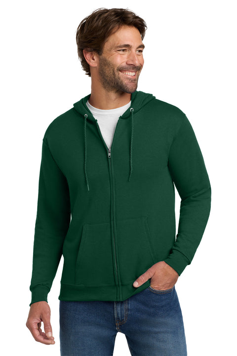 Hanes ® - EcoSmart ® Full-Zip Hooded Sweatshirt. P180