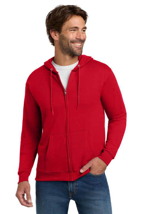 Hanes ® - EcoSmart ® Full-Zip Hooded Sweatshirt. P180