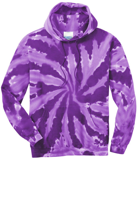 Port & Co™ Tie-Dye Pullover Hooded Sweatshirt. PC146
