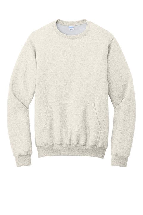 Port & Co™ Core Fleece Crewneck Pocket Sweatshirt PC78PKT