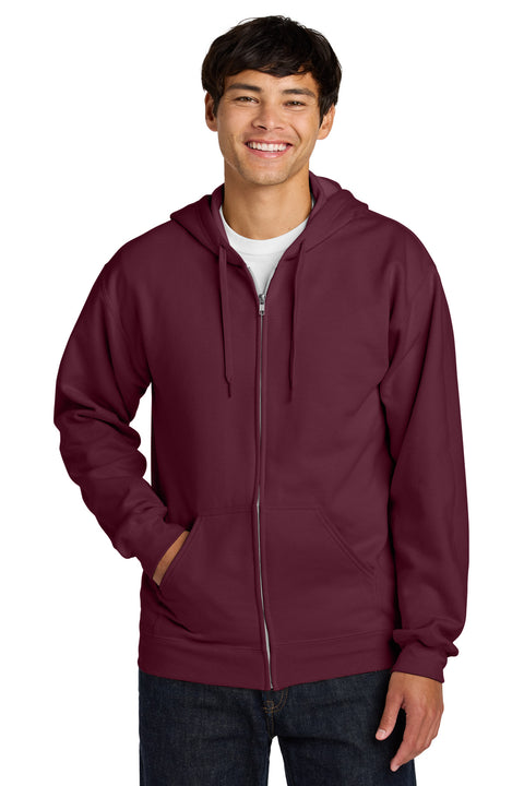Gildan Softstyle ® Midweight Fleece Full-Zip Hooded Sweatshirt SF600