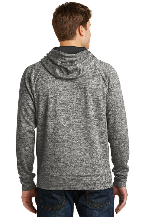 Sport-Tek® PosiCharge® Electric Heather Fleece Hooded Pullover. ST225