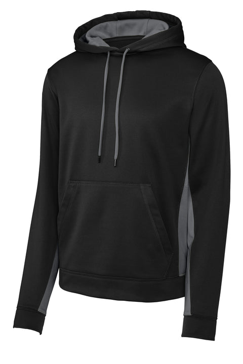 Sport-Tek® Sport-Wick® Fleece Colorblock Hooded Pullover. ST235