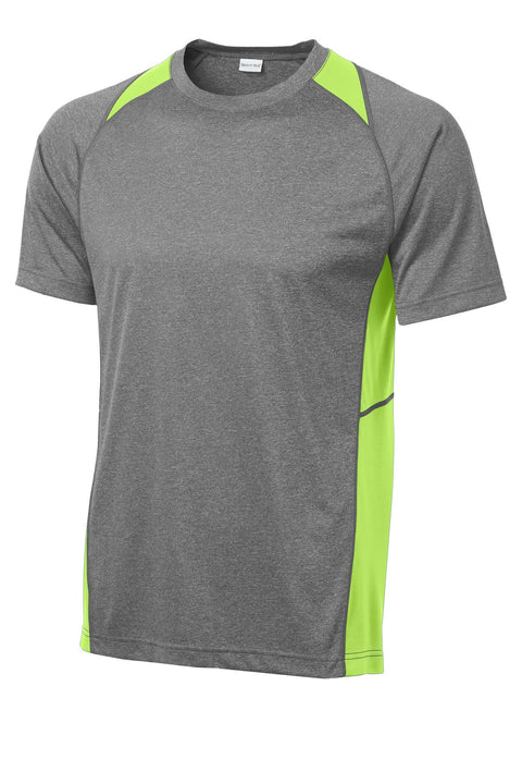 Sport-Tek® Heather Colorblock Contender™ Tee. ST361