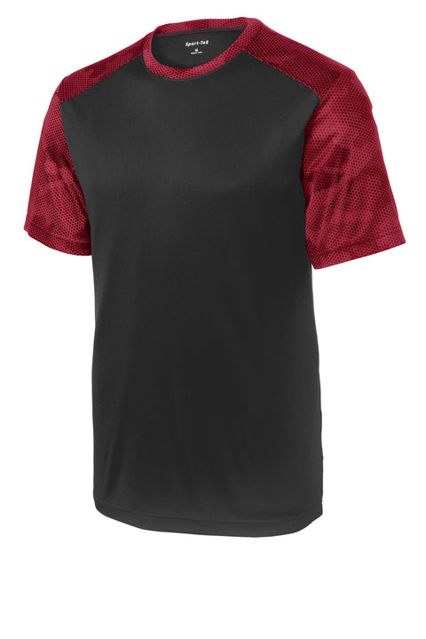 Sport-Tek® CamoHex Colorblock Tee. ST371