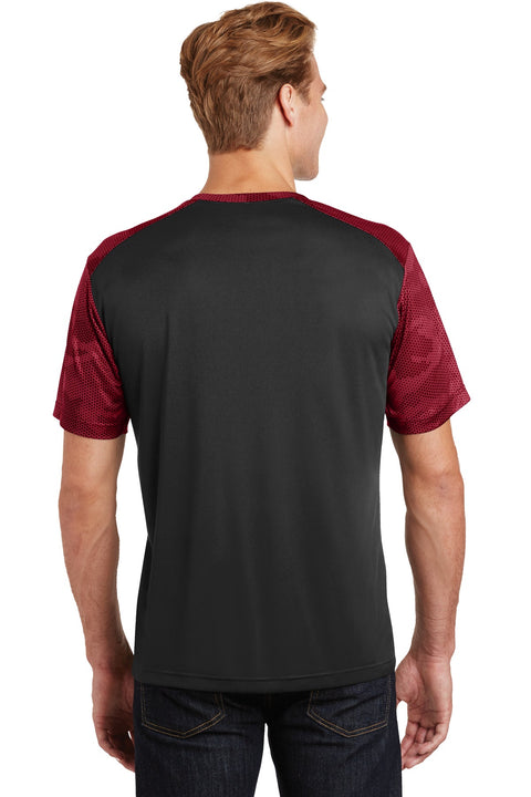 Sport-Tek® CamoHex Colorblock Tee. ST371