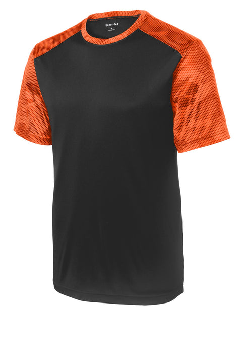 Sport-Tek® CamoHex Colorblock Tee. ST371