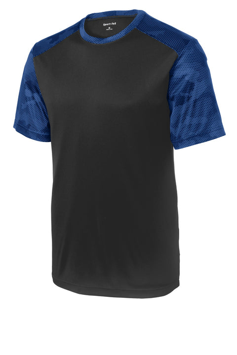 Sport-Tek® CamoHex Colorblock Tee. ST371