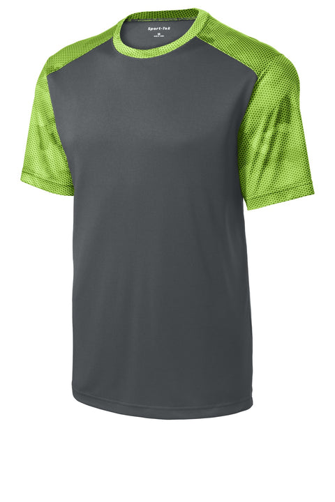 Sport-Tek® CamoHex Colorblock Tee. ST371