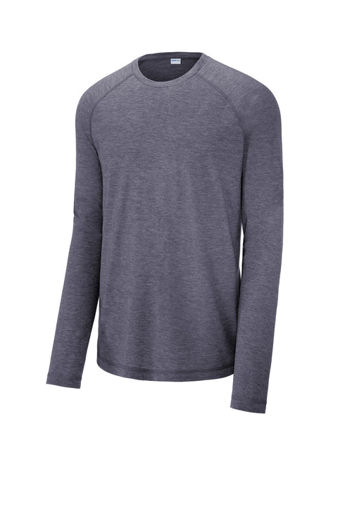 Sport-Tek ® PosiCharge ® Long Sleeve Tri-Blend Wicking Raglan Tee ST400LS
