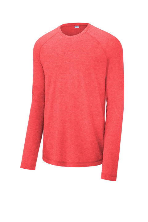 Sport-Tek ® PosiCharge ® Long Sleeve Tri-Blend Wicking Raglan Tee ST400LS
