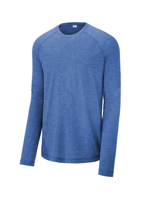Sport-Tek ® PosiCharge ® Long Sleeve Tri-Blend Wicking Raglan Tee ST400LS