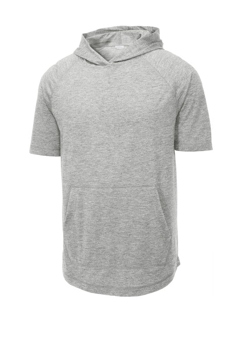 Sport-Tek ® PosiCharge ® Tri-Blend Wicking Short Sleeve Hoodie. ST404