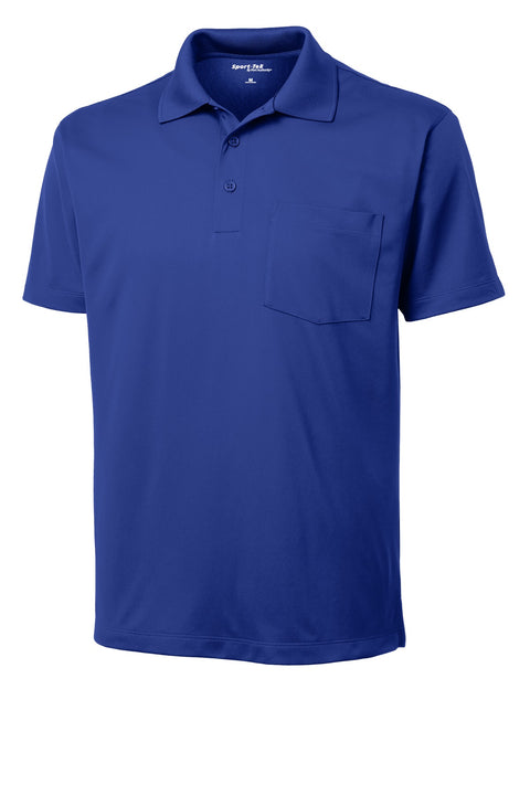 Sport-Tek® Micropique Sport-Wick® Pocket Polo. ST651