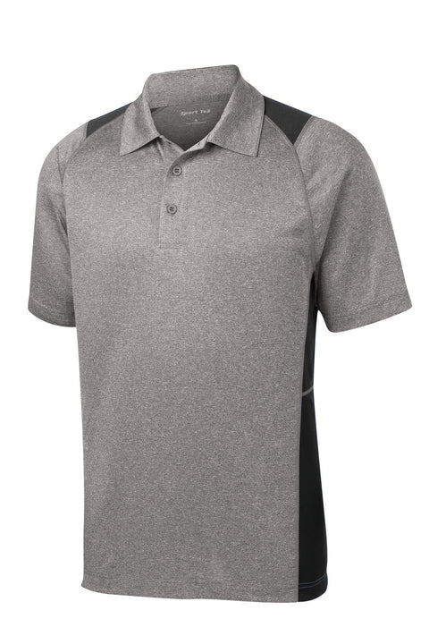 Sport-Tek® Heather Colorblock Contender™ Polo. ST665