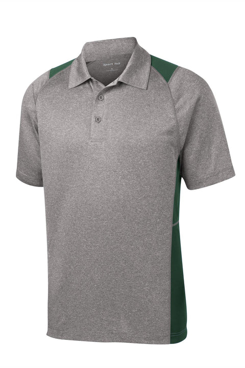 Sport-Tek® Heather Colorblock Contender™ Polo. ST665