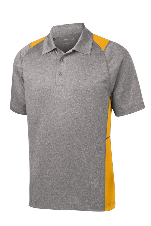 Sport-Tek® Heather Colorblock Contender™ Polo. ST665