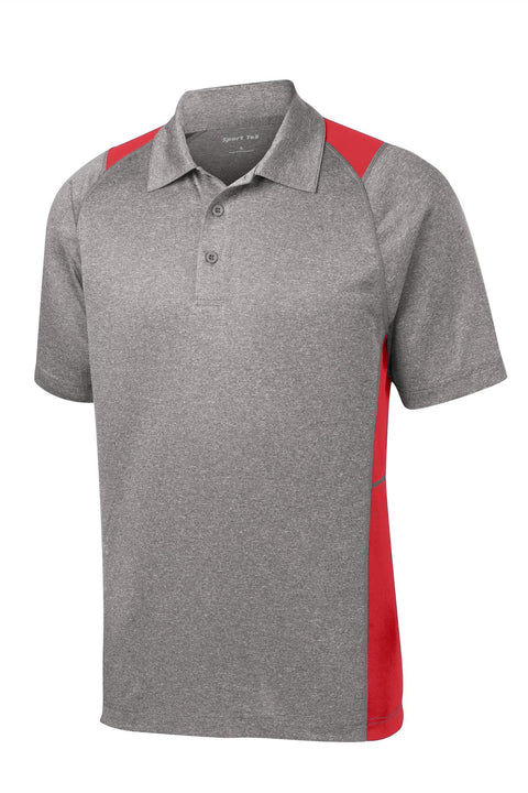 Sport-Tek® Heather Colorblock Contender™ Polo. ST665