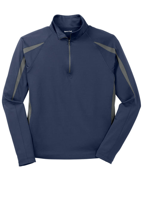 Sport-Tek® Sport-Wick® Stretch 1/4-Zip Colorblock Pullover. ST851
